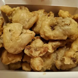 a box of fried food