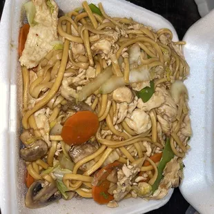 Chicken Lo Mein was excellent! Large portion!