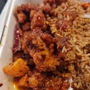 Orange chicken