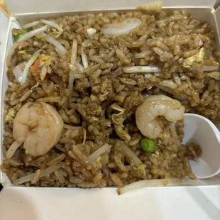 Shrimp fried rice