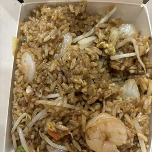 Shrimp fried rice