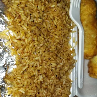 I&apos;ve never went to a Chinese restaurant and asked for fried rice and got this.no veggies at all.could have done this at home. Bye!!!