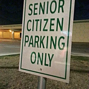 I even have my own parking spot