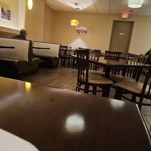 tables and booths