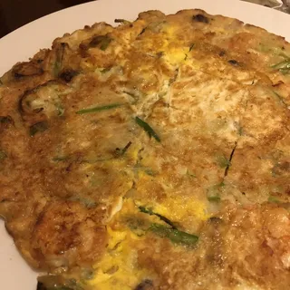 Seafood Vegetable Pan Cake