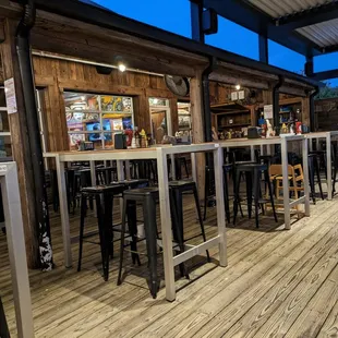 Outdoor seating