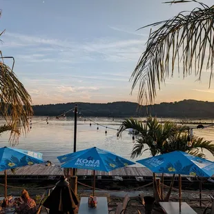 Waterfront view from restaurant