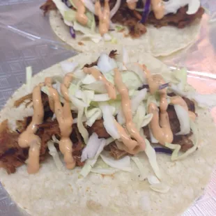Pulled pork tacos