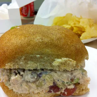 Chicken Salad on Wheat