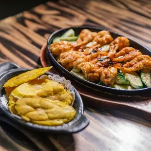 Broiled Shrimp With Plaintain