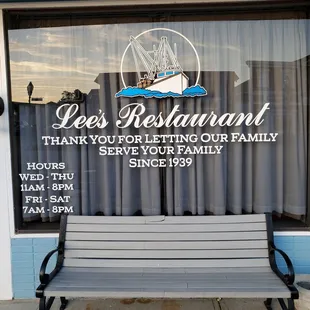 Front window from Main Street in Kilmarnock.