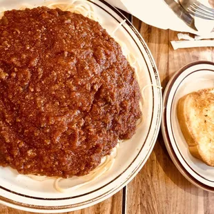 Veal Parm with angel hair pasta