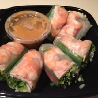 Fresh Spring Rolls with Peanut Sauce