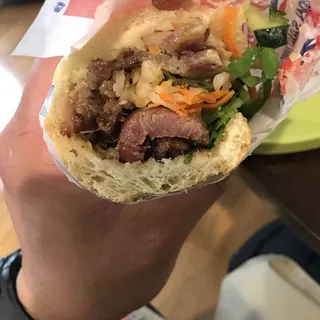 23. Grilled Chicken & Grilled Pork Sandwich   Ga Nuong Thit Nuong