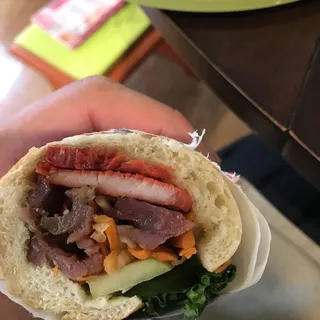 24. Grilled Pork & BBQ Pork Sandwich   Thit Nuong Xa Xiu