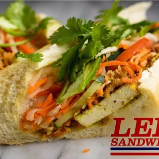 34. Vegan Tofu Deluxe Banh Mi