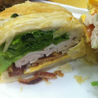 55. Turkey Club with Bacon & Cheese Sandwich