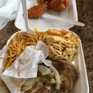 Really great food and portions! A great selection and you'll most likely get 2 meals for the price of one!