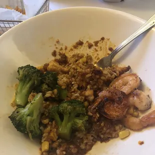 Shrimp and lobster rice bowl