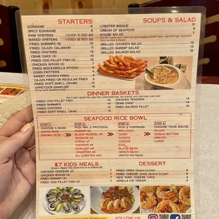 menu, soups and chowder