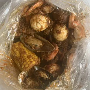 Seafood boil.