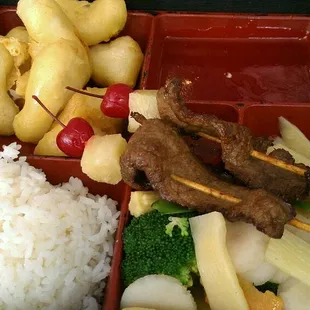 Sweet and sour chicken kids meal