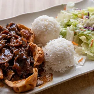 Beef &amp; Gyoza combo