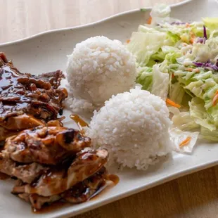 Beef &amp; chicken teriyaki