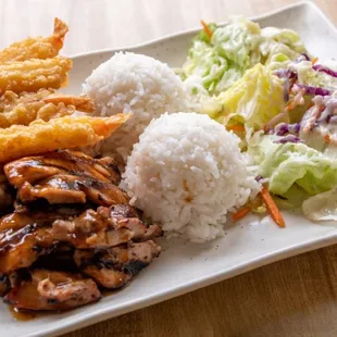 Chicken &amp; shrimp tempura