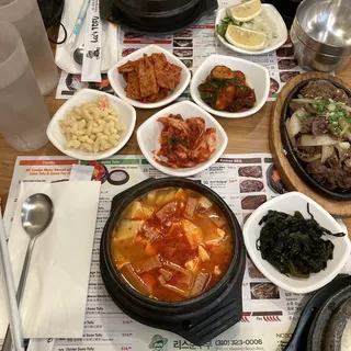 56. Bibimbab and Soon Tofu Combo