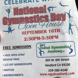 Free event coming up: sept 16 2017