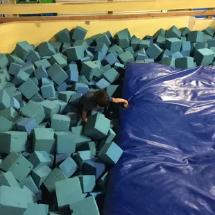 The foam pit! My son's favorite.