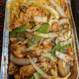 Spicy Shredded Chicken Combo