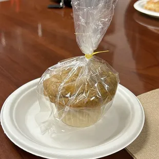 Vegan pumpkin muffin