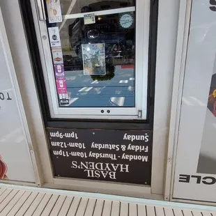 Hours upside down duh