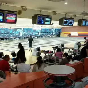 Friday night bowling