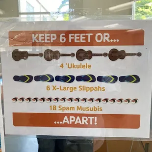 Sooo cute local COVID signage