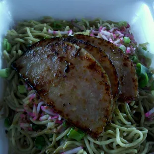 Leewards original noodles with side luncheon meat