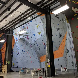 Top roping and lead climbing