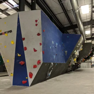 1st bouldering wall