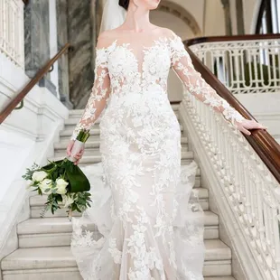 One of our beautiful brides and florals