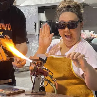 Me enjoying the class!!