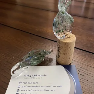 Leaf  wine  cork/stopper!!