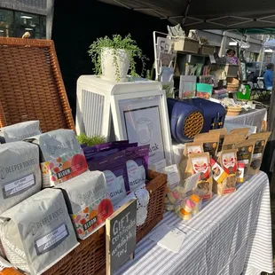 Cute set up at Mainstrasse Market