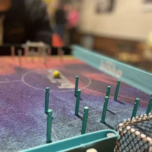 a close up of a table top game