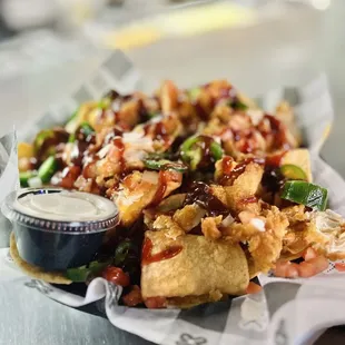 BBQ Chicken Nachos