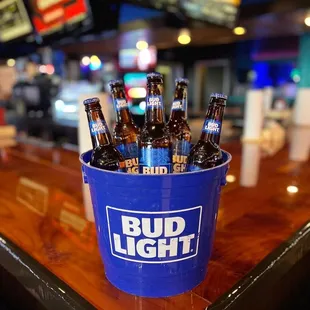 Bud Light Bucket $20