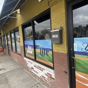 a view of the outside of the restaurant