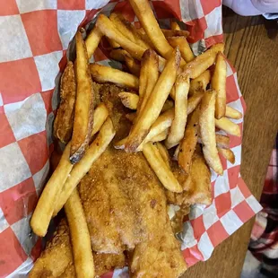 Fish and chips.
