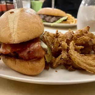 Cubano &amp; onion strings